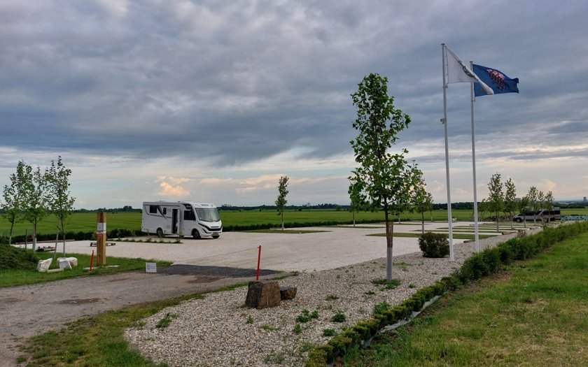 Stellplatz bezkempu 2 km od Svatého kopečku v Olomouci